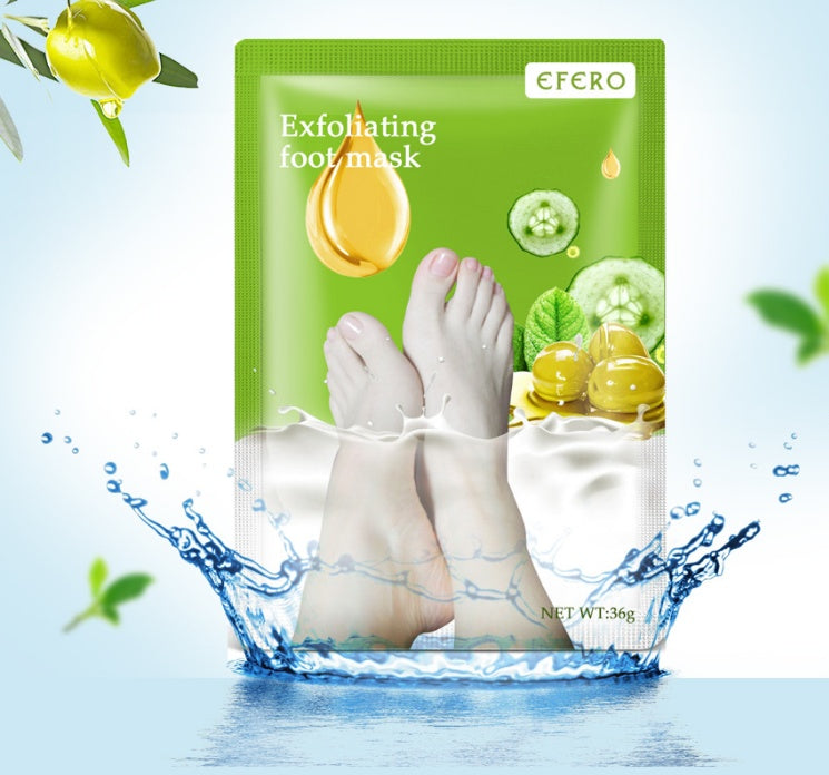 Masque exfoliant pieds – Chaussettes SPA, soin talons & peau morte