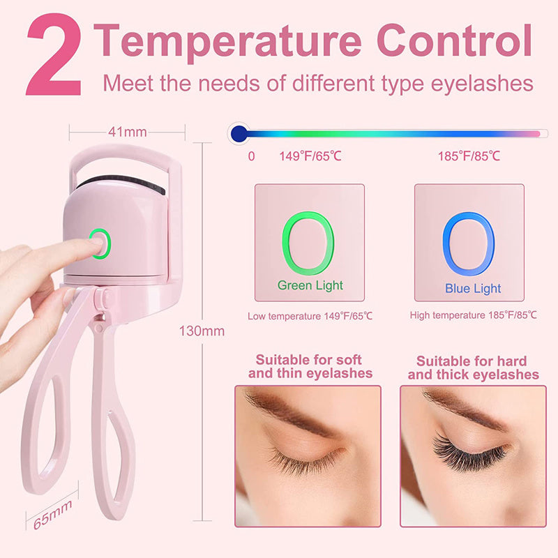 Recourbe-Cils Chauffant Électrique Portable