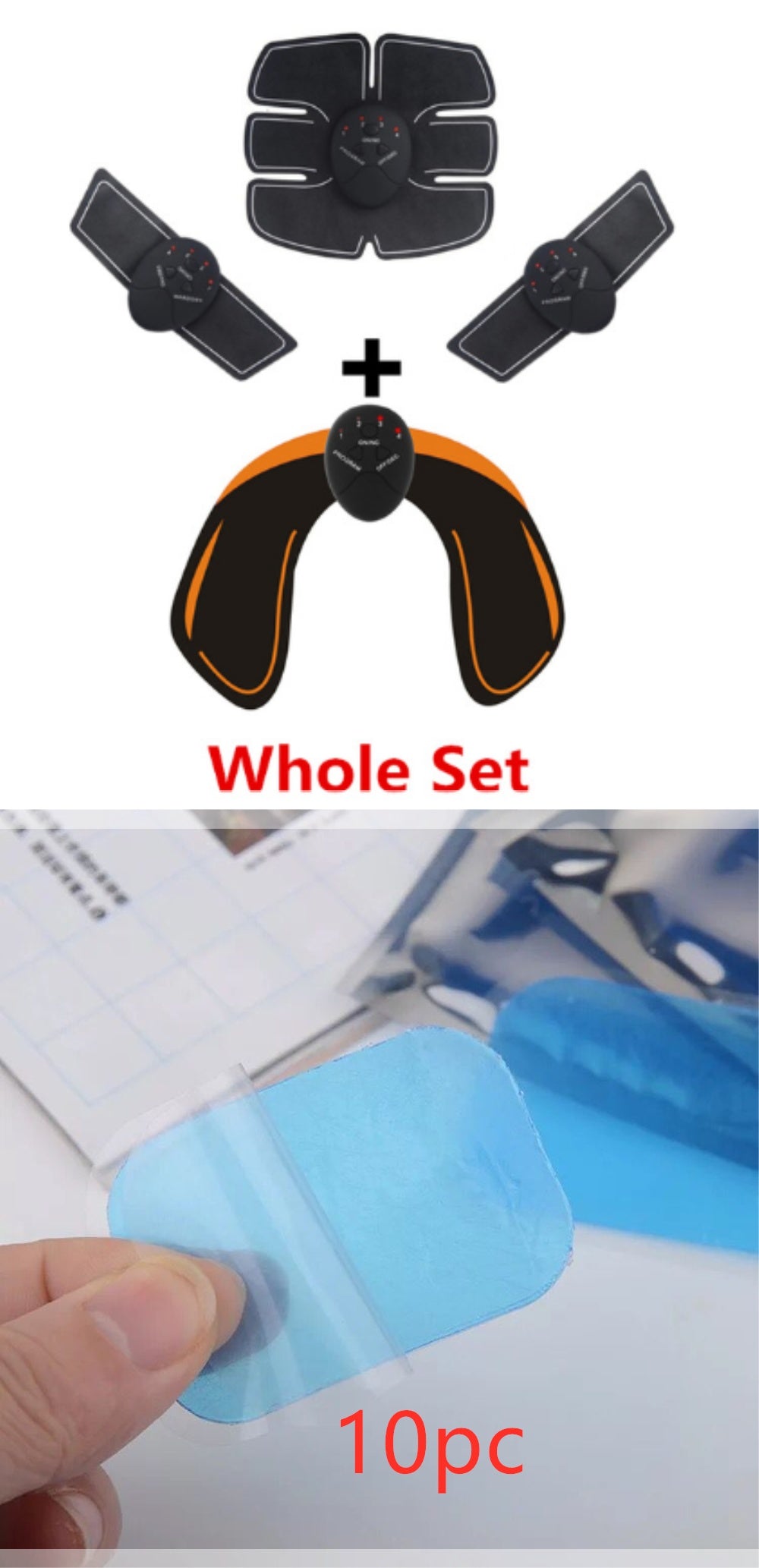 Patch abdominal intelligent rechargeable.