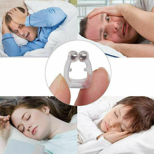 Mini Clip Nasal Magnétique Anti-Ronflement en Silicone