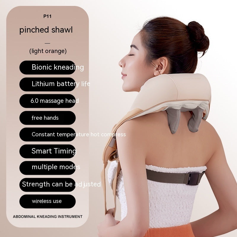 Masseur électrique à pétrissage avec pince – Épaules, cou et muscles obliques